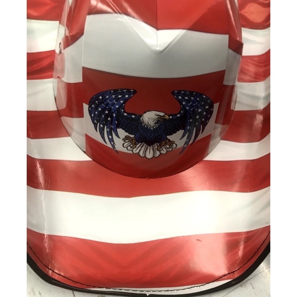 Eagle Stripe Beer Box COWBOY HAT American Flag Carton Novelty Americana New RARE - Picture 3 of 8